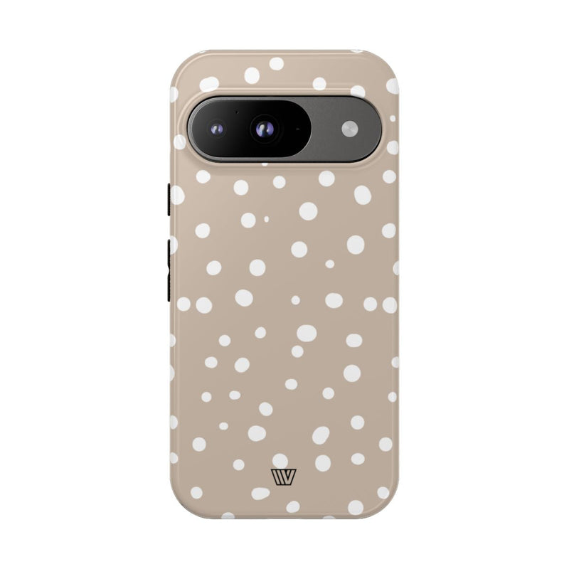 BEIGE DOTS | Tough Phone Case