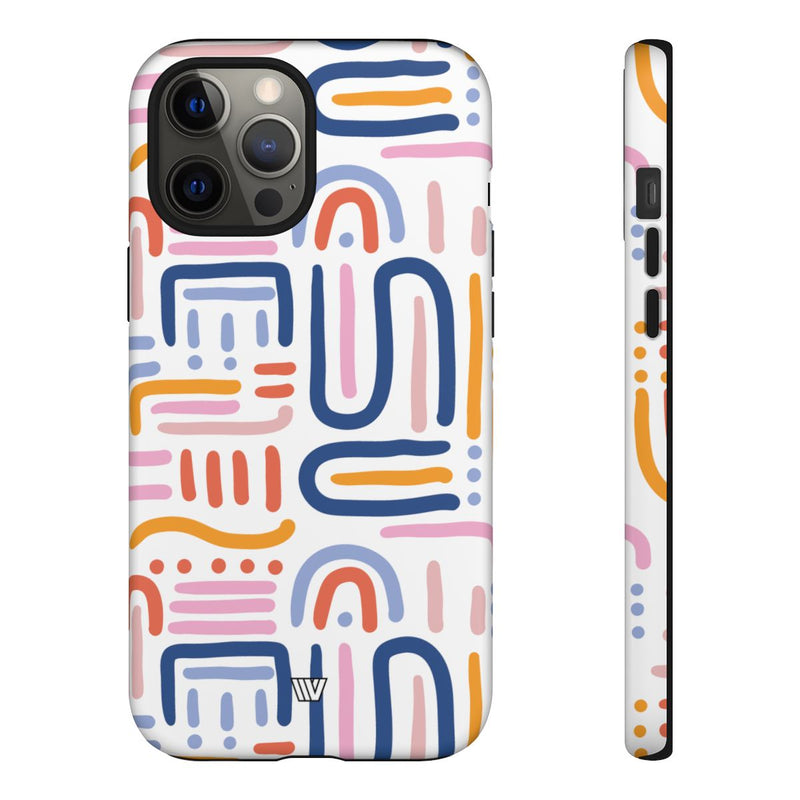 MEMPHIS BOLD LINES | Tough Phone Case