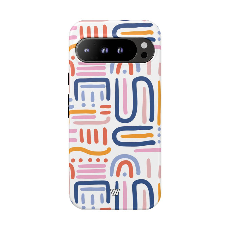 MEMPHIS BOLD LINES | Tough Phone Case