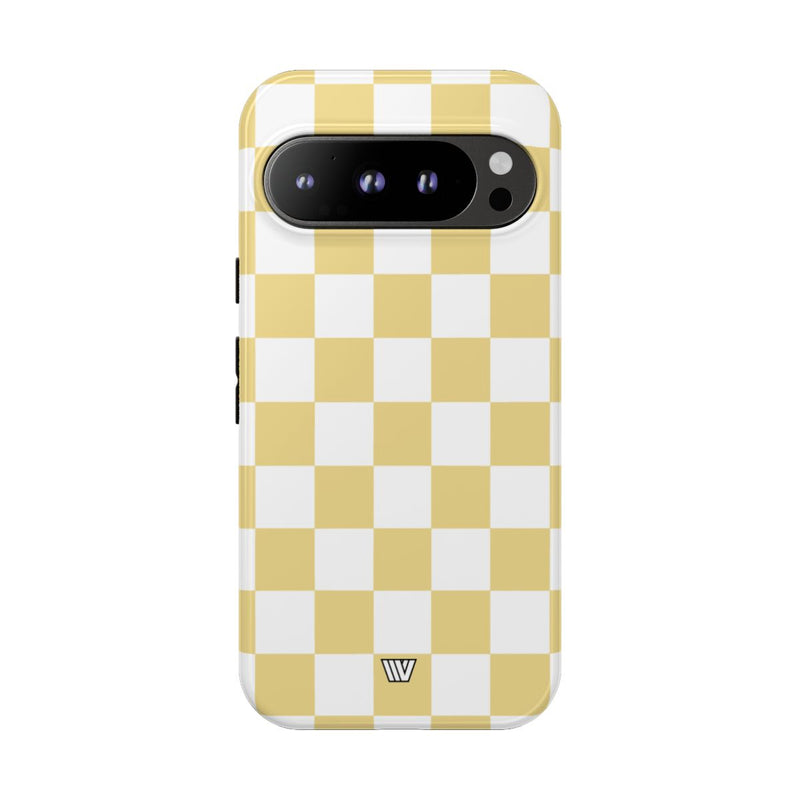 BANANA YELLOW CHECKERBOARD | Tough Phone Case