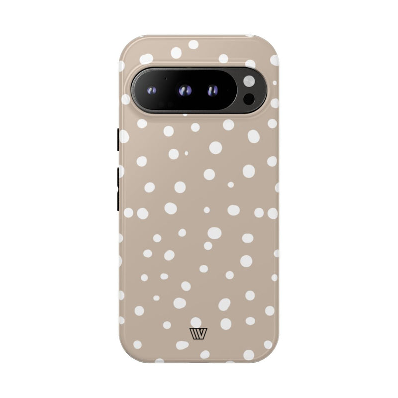 BEIGE DOTS | Tough Phone Case