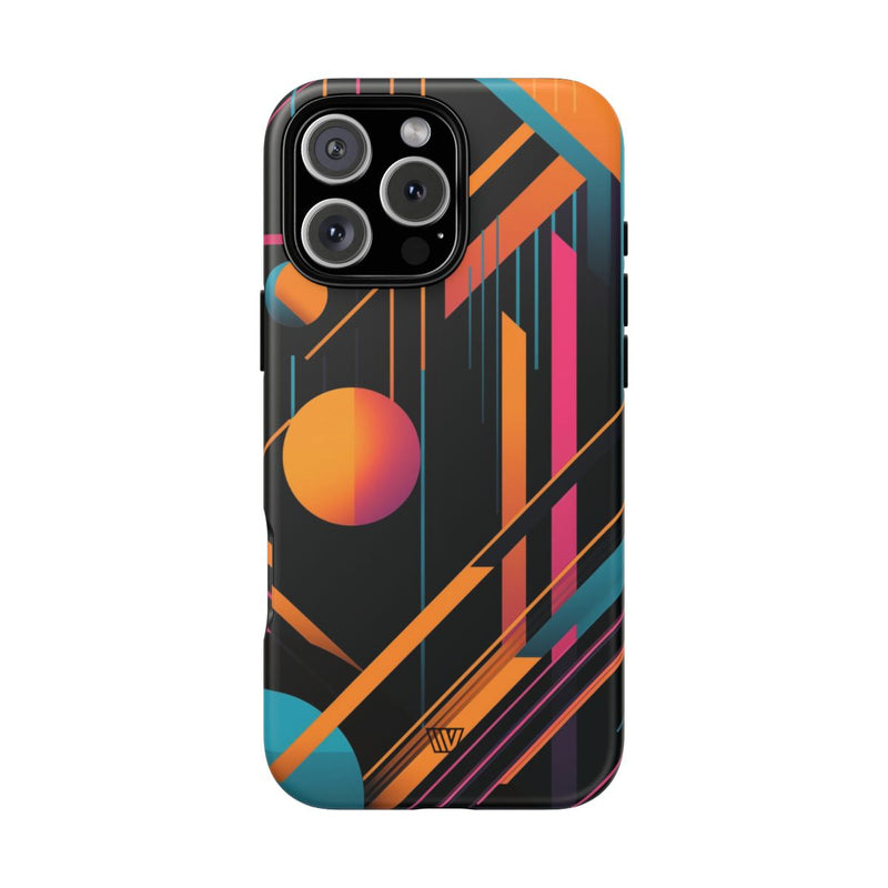 BOLD RETRO LINES | Tough Phone Case