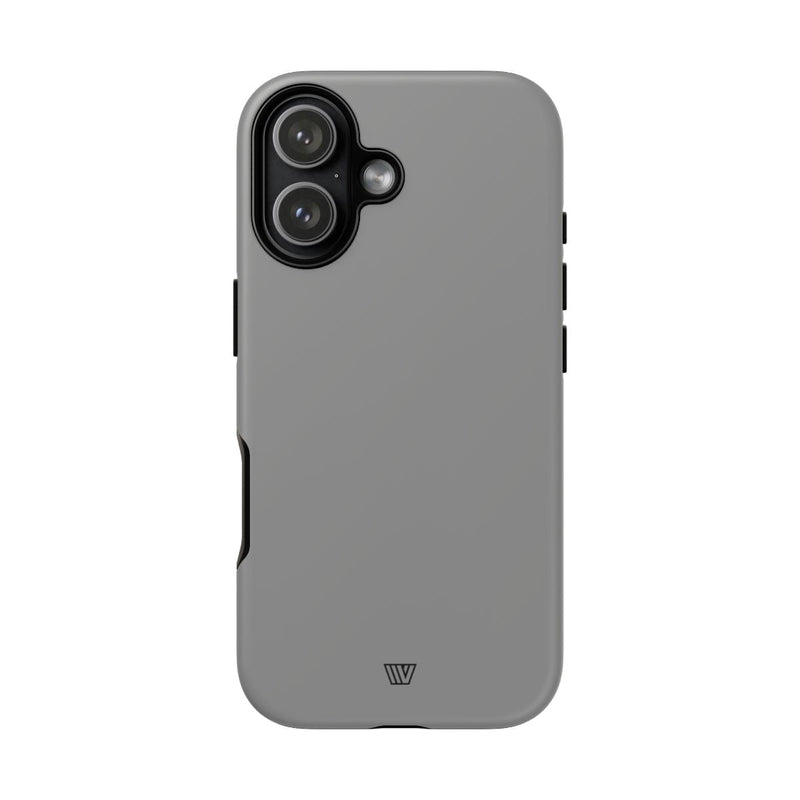 SOLID GRAY | Tough Phone Case