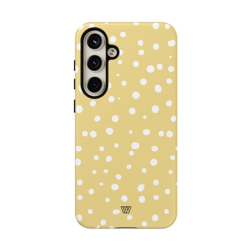 MUTED YELLOW DOTS | Tough Phone Case