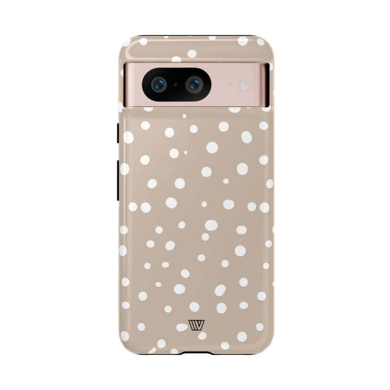 BEIGE DOTS | Tough Phone Case