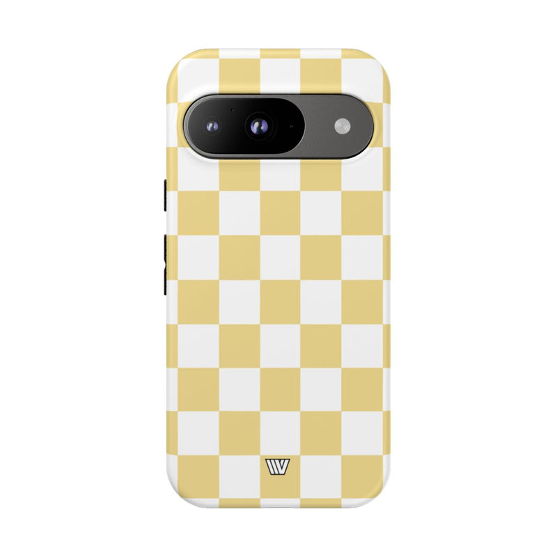 BANANA YELLOW CHECKERBOARD | Tough Phone Case