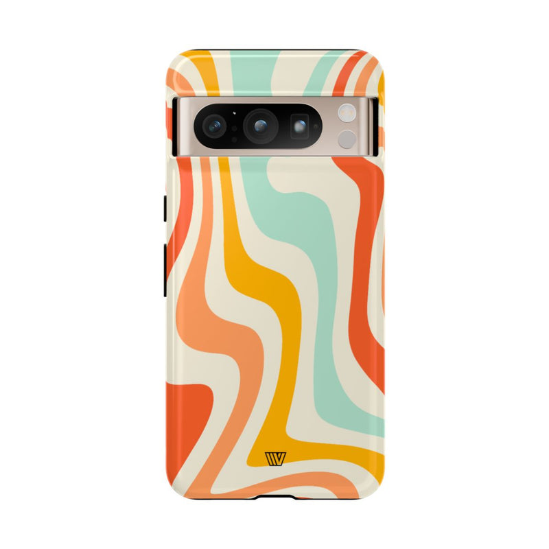 RETRO GROOVY SWIRLS | Tough Phone Case