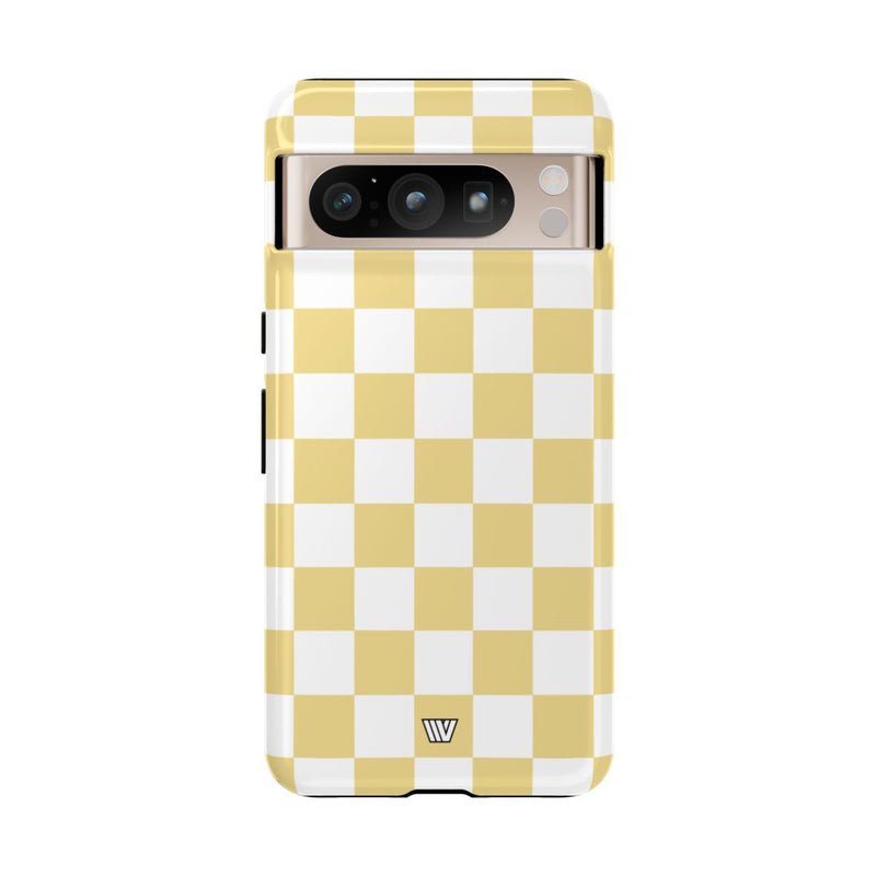 BANANA YELLOW CHECKERBOARD | Tough Phone Case
