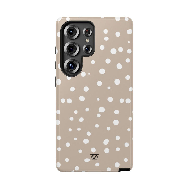 BEIGE DOTS | Tough Phone Case