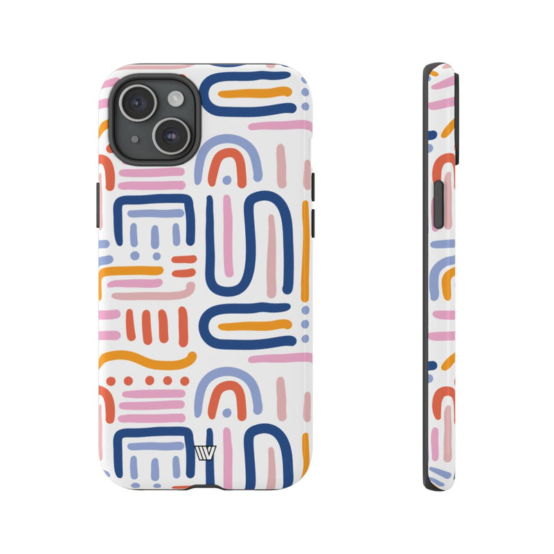 MEMPHIS BOLD LINES | Tough Phone Case