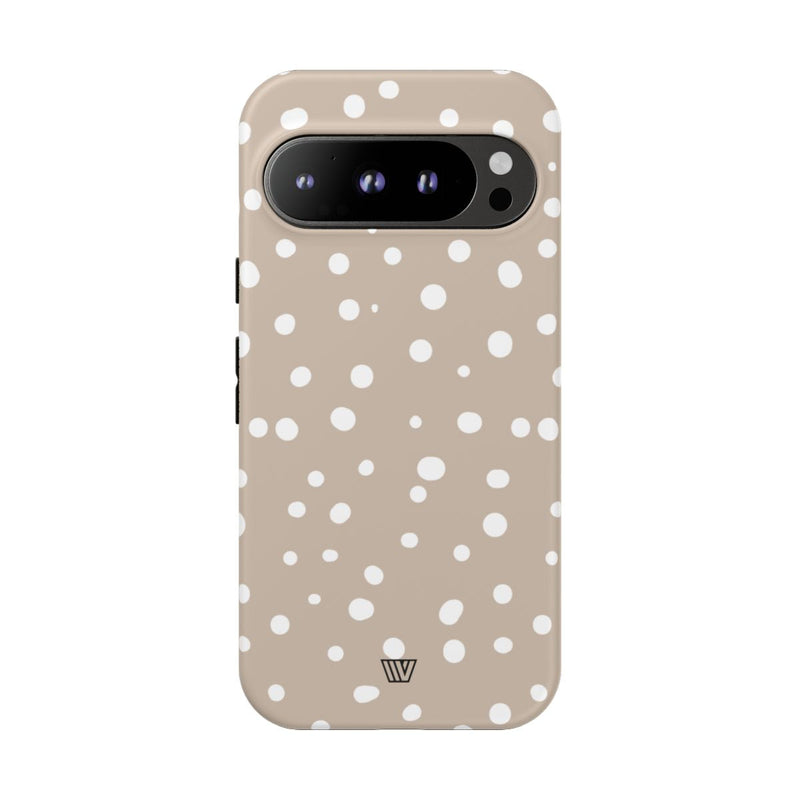 BEIGE DOTS | Tough Phone Case