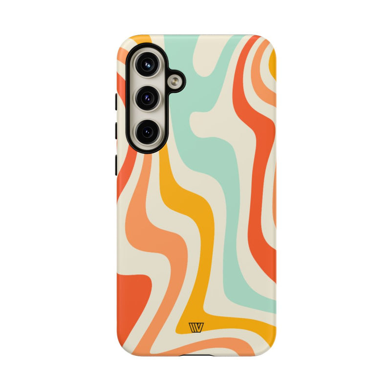 RETRO GROOVY SWIRLS | Tough Phone Case