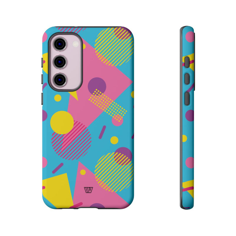 80s / 90s RETRO PATTERN LIGHT BLUE | Tough Phone Case