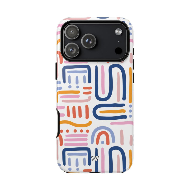 MEMPHIS BOLD LINES | Tough Phone Case