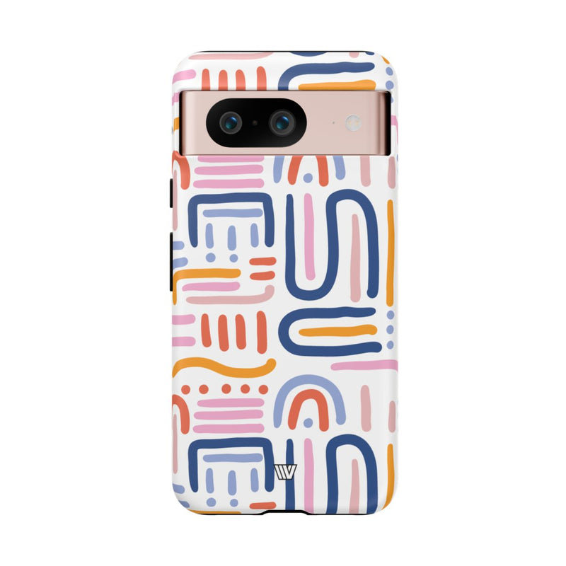 MEMPHIS BOLD LINES | Tough Phone Case