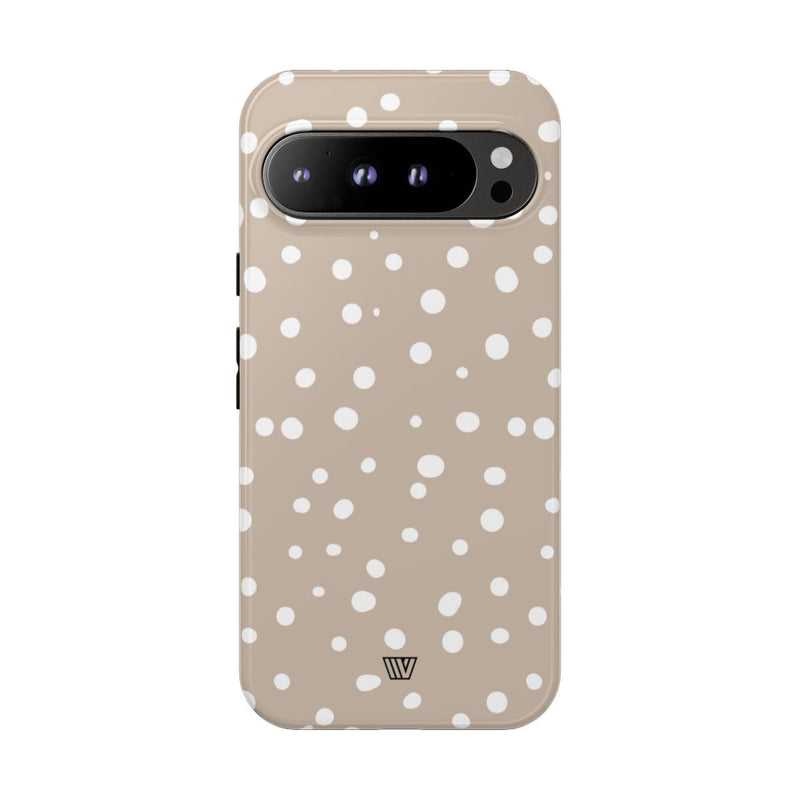 BEIGE DOTS | Tough Phone Case