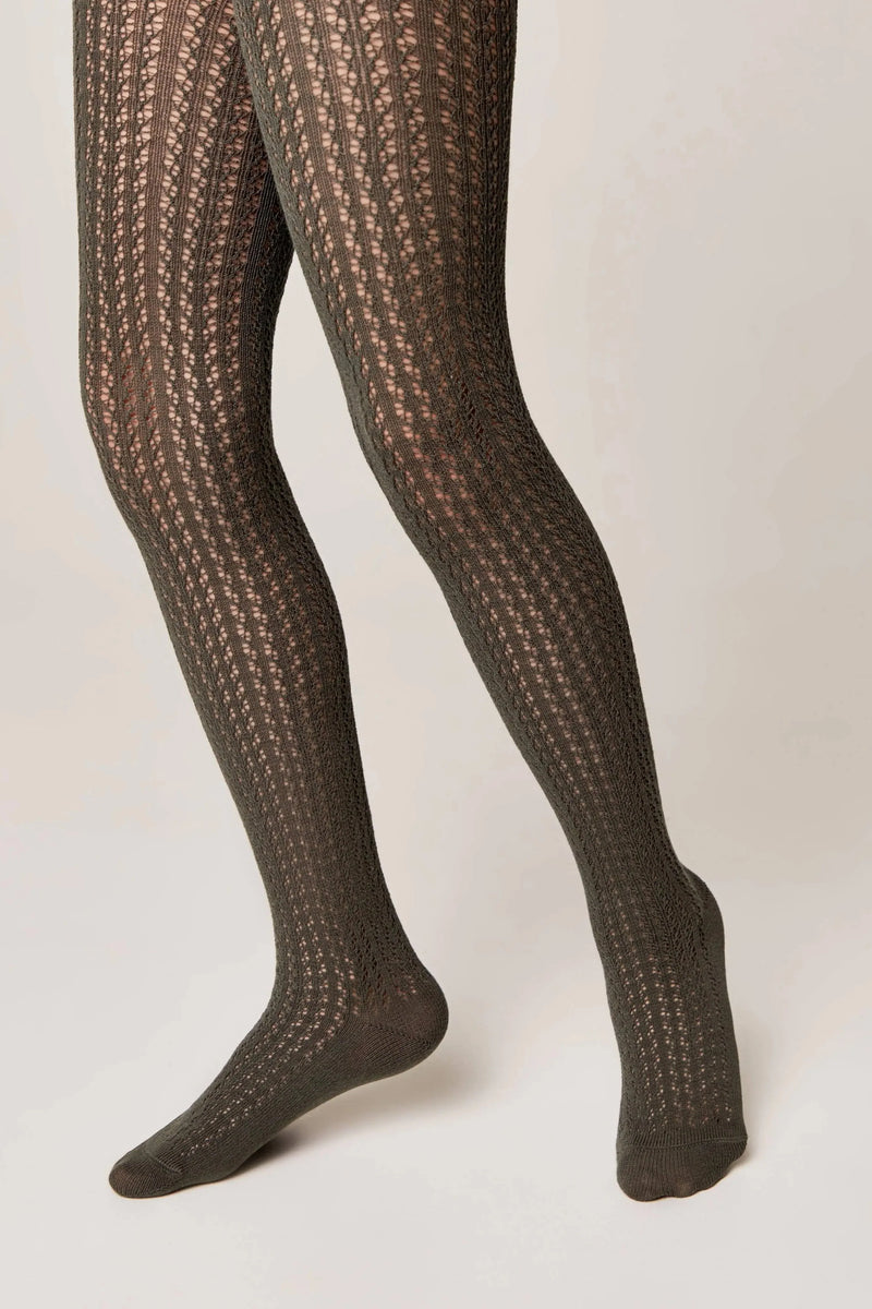 Conte-Kids Cotton Tights Miss 618 - Mesh Pattern
