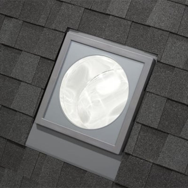 VELUX 14 in. Flat Glass Rigid Sun Tunnel® Skylight with Low Profile Metal Flashing