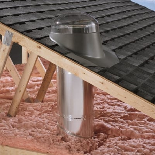 VELUX Rigid Sun Tunnel® Skylight - Pitched Metal Flashing
