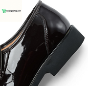 Men'S Oxford Shoes Dress Lace up Casual Wedding Leather Shoe Classic Toe Cap Formal