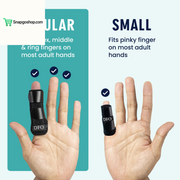 Trigger Finger Splint - 2 Ct - Mallet Splint & Brace for Arthritis, Injury, & Sprain - Fits Index, Middle, & Ring Fingers - Adjustable for All-Day Comfort - Doctor-Developed