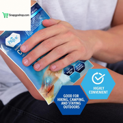 Instant Cold Pack First Aid Kit Ice Pack for Injuries and Pain Relief, No Freezer Needed, 5In X 6In (6 Count (Pack of 1) Clear)