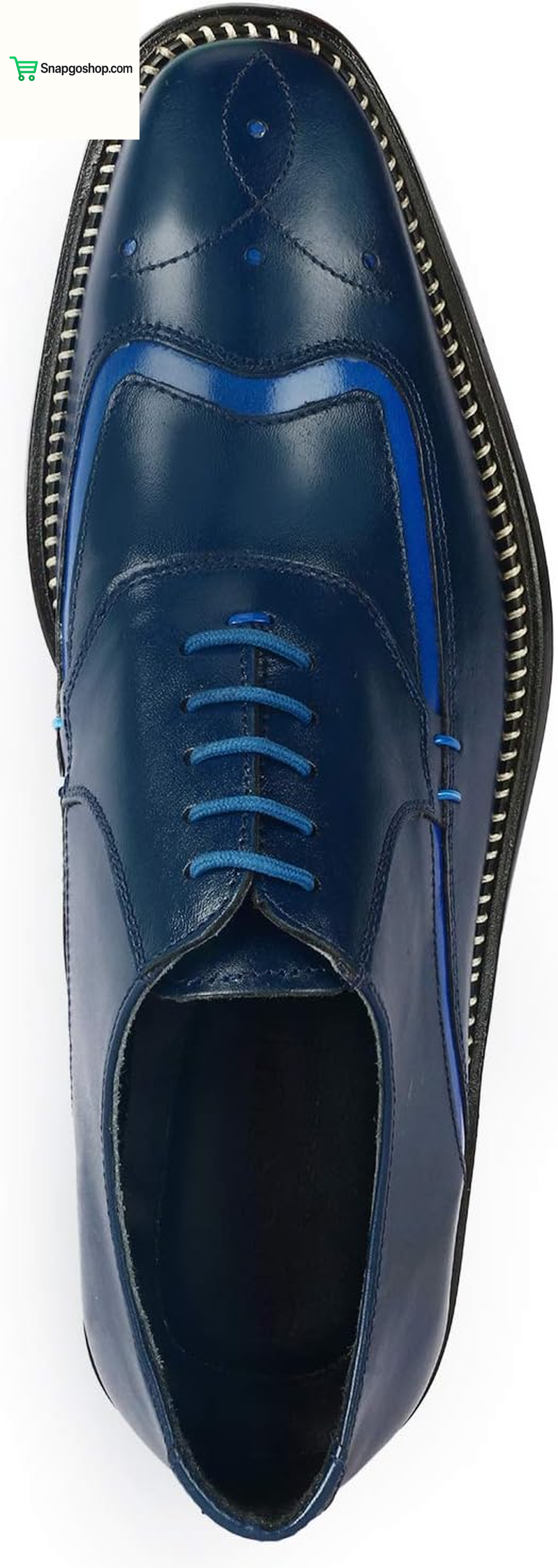 Mens Tread Design Genuine Leather Lace up Oxford Dress Shoes