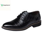 Men’S Dress Shoes Oxfords Uniform Business Lace up Formal Soft Classic Wedding Shoes(Black,10.5)