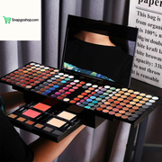 Professional Makeup Kit for Women with Mirror All in One Makeup Gift Set for Teens 180 Color Eyeshadow Palette 2 Blush 2 Powder 1 Eyeliner 4 Eyebrow Make up Sets Matte Shimmer Mixing Pallet Eye Shadow