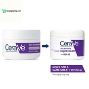 Skin Renewing Night Cream, Niacinamide, Peptide Complex, and Hyaluronic Acid Moisturizer for Face, 1.7 Ounce, Packaging May Vary