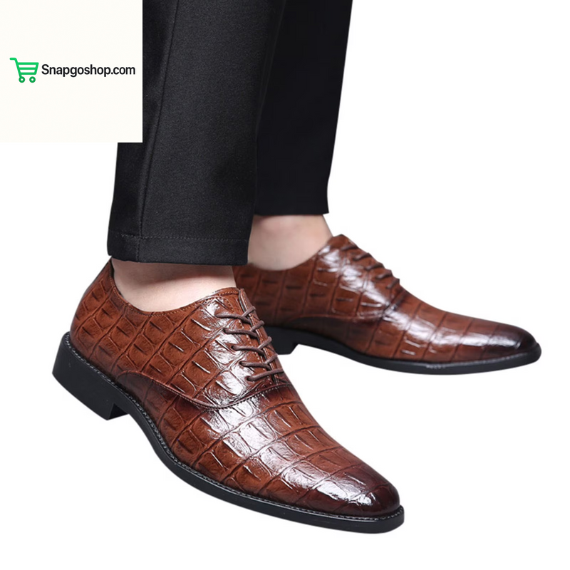 Men’S Dress Shoes Oxfords Uniform Business Lace up Formal Soft Classic Wedding Shoes(Black,10.5)