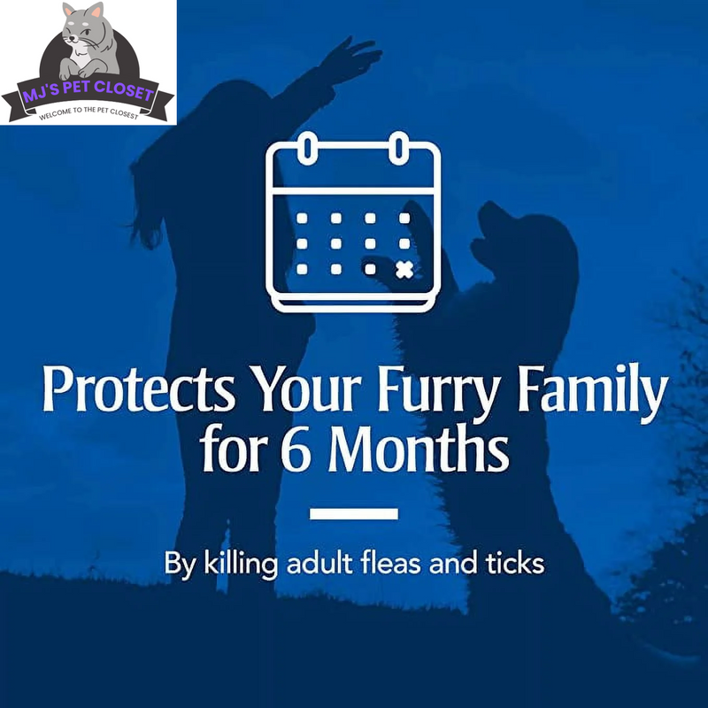 Ultimate Flea & Tick Protection Collar for Dogs - One Size Fits All, Lasts 6 Months