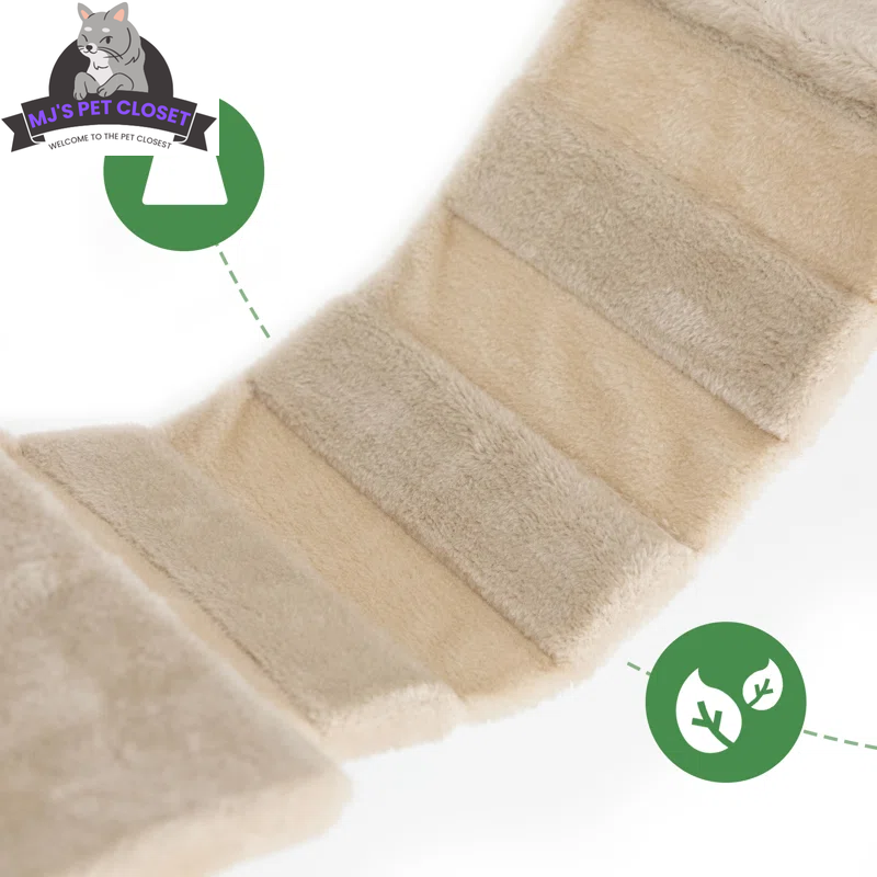 Elevate Your Cat's Playtime with the Darkiel 7-Piece Wall-Mounted Climbing Tower