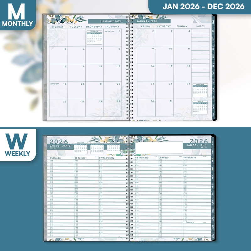 2026 Jan-Dec Appointment Book & Planner