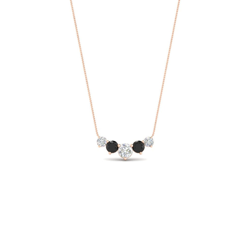 0.75 Carat Graduating Round Diamond Pendant