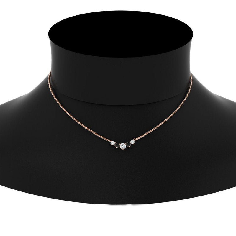 0.75 Carat Graduating Round Diamond Pendant