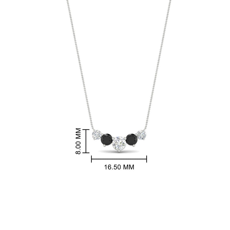 0.75 Carat Graduating Round Diamond Pendant