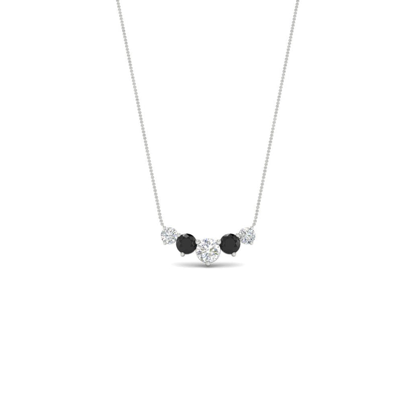 0.75 Carat Graduating Round Diamond Pendant