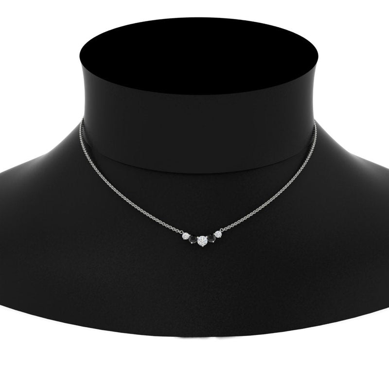 0.75 Carat Graduating Round Diamond Pendant