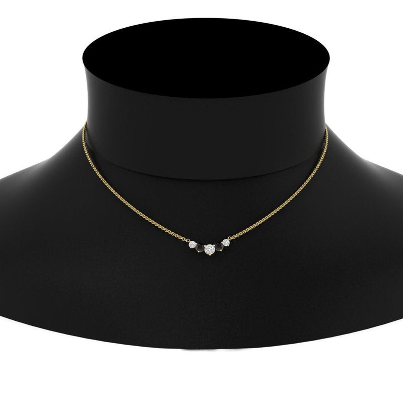 0.75 Carat Graduating Round Diamond Pendant