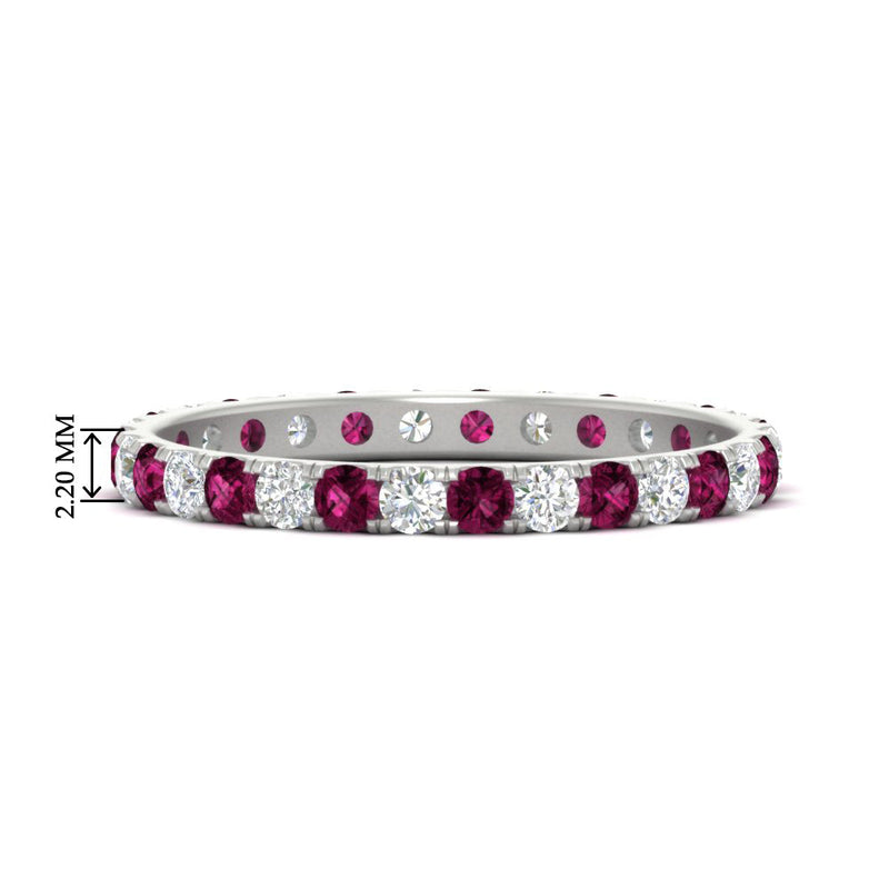 0.75 Ct. Round Eternity Wedding Band