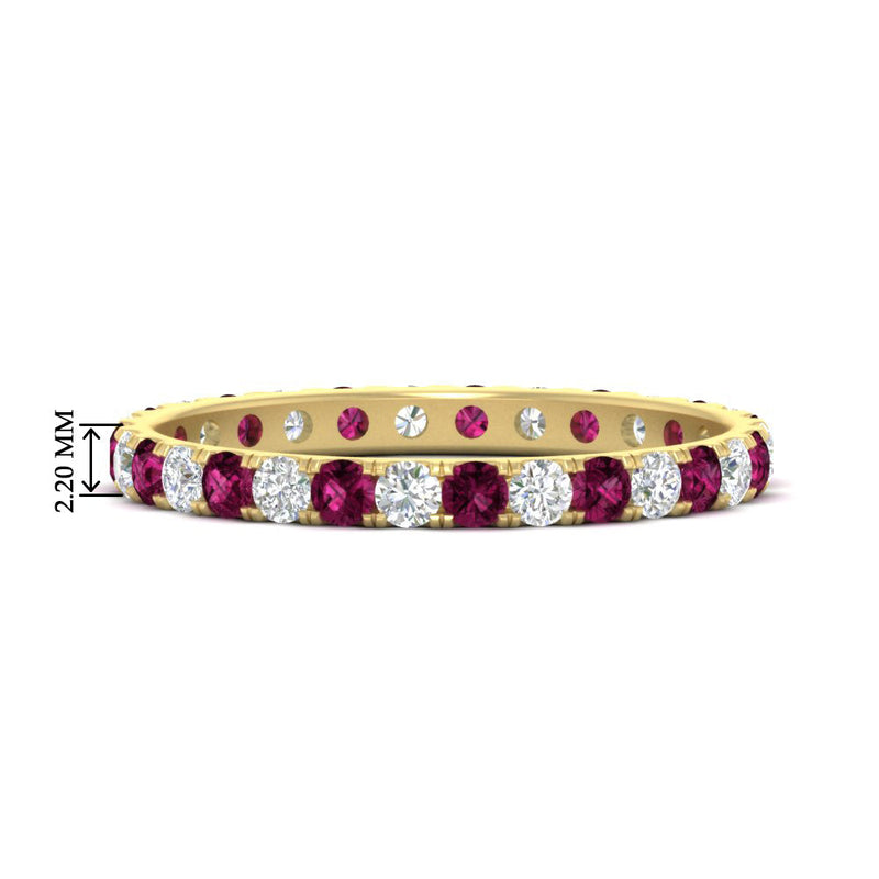 0.75 Ct. Round Eternity Wedding Band