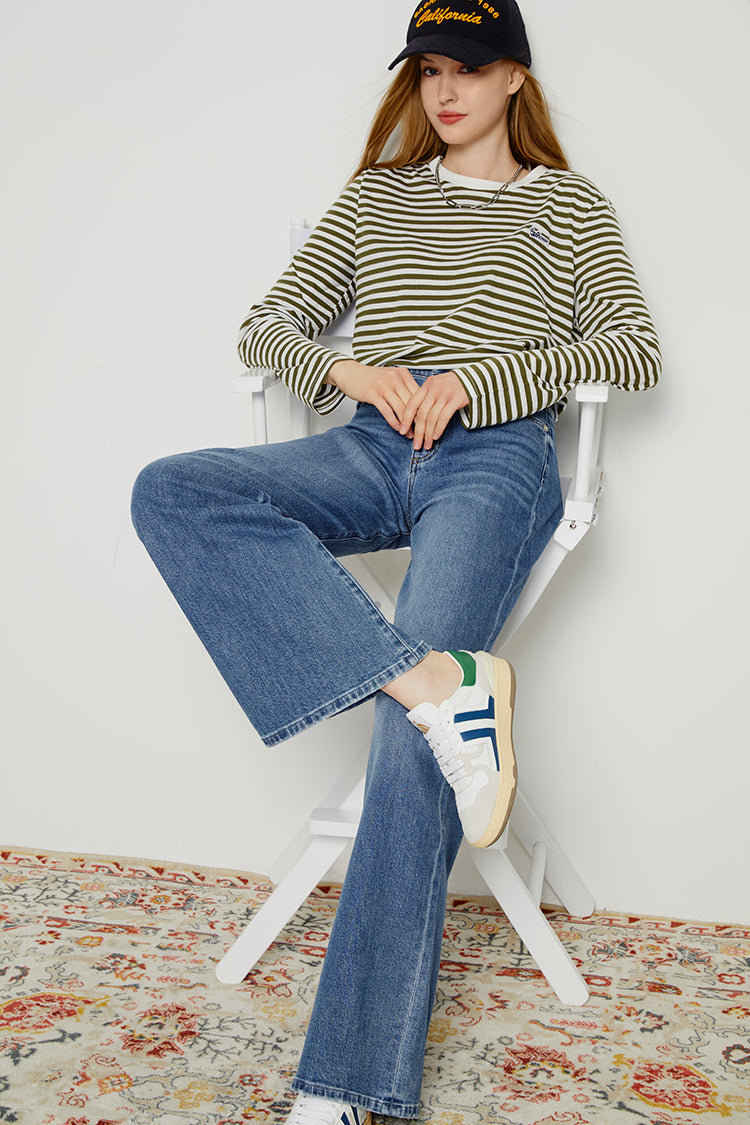 Angeles High Rise Baggy Jeans HJ103