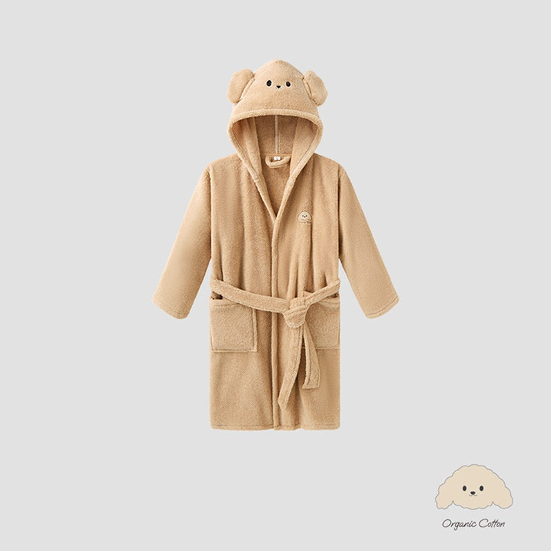Children's Nightgown Girls' Absorbent Thickened Bathrobe