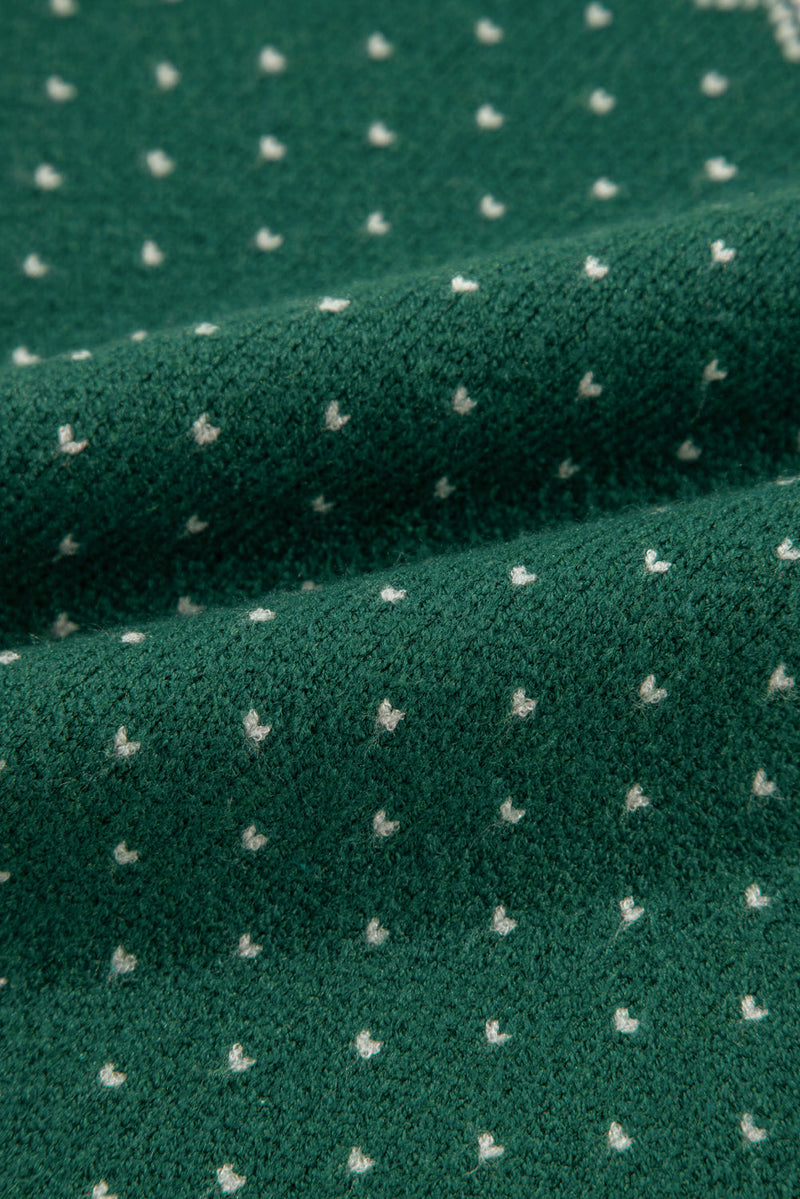 Abigail Pattern Drop Shoulder Sweater