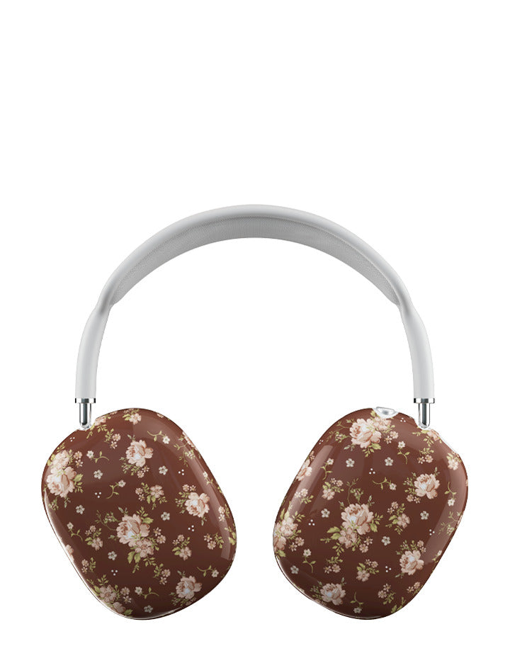 Brown Floral Airpod Max Case