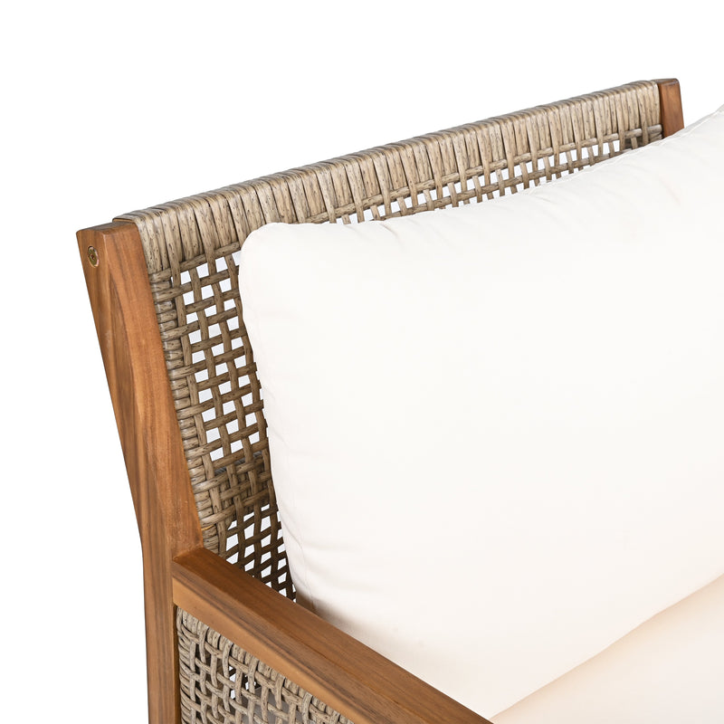 Acacia Wood Patio Furniture Club Chair