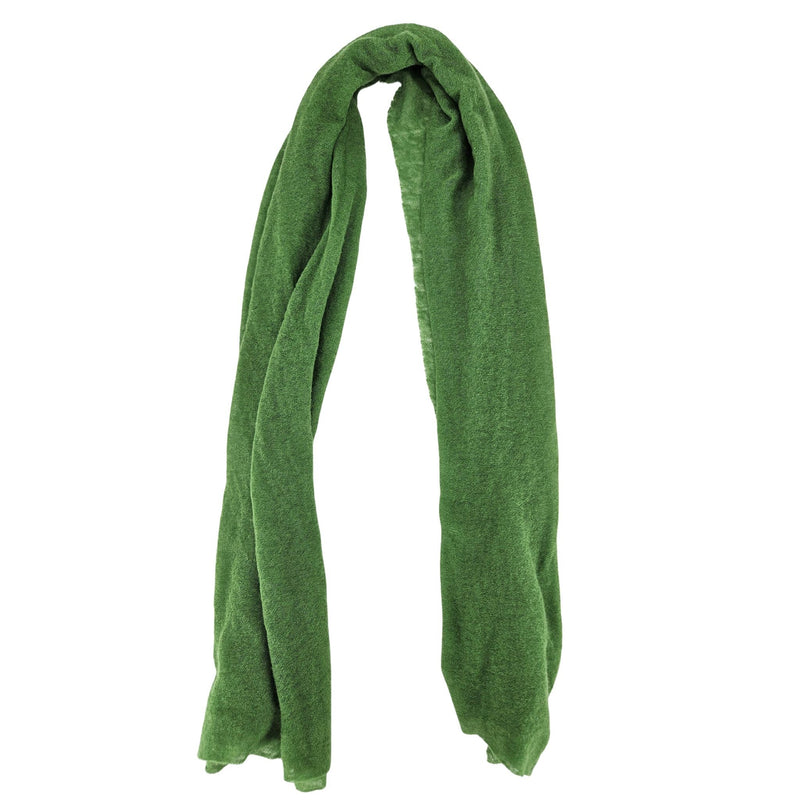 Grass Green Large Cashmere Plain Stole