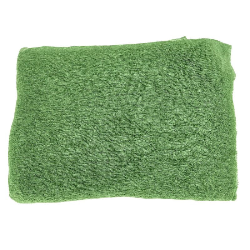Grass Green Large Cashmere Plain Stole