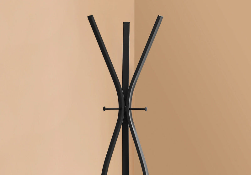 Free Standing Coat Rack 3 Hooks For Entryway